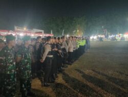 TNI-Polri di Sukoharjo Amankan Konser Ndarboy Genk di Alun-Alun Satya Negara