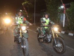 Sinegitas TNI Polri, Polres Sukoharjo dan Kodim 0726/Sukoharjo Patroli Gabungan