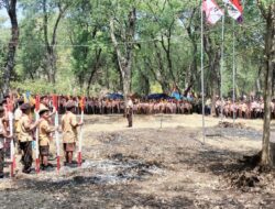 Upacara Pembukaan Jambore di Desa Gadudero Sukolilo, TNI-Polri Lakukan Pengamanan