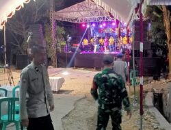 Polsek Kayen dan Koramil Kayen Amankan Pertunjukan Dangdut “Bose Dewe” di Desa Durensawit