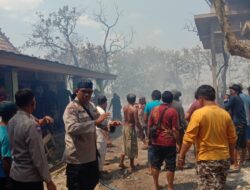Aktivitas Membakar Sampah Picu Kebakaran di Desa Mojomulyo