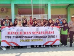 Gelar Sosialisasi Binluh di SMA N 1 Pamotan, Polsek Pamotan Antisipasi TPPO