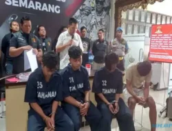 Empat Anggota Geng di Semarang Diciduk Polisi usai Bacok Pemuda