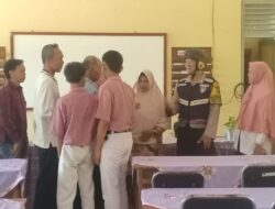 Cegah Balap Liar dan Minum Miras: Bhabinkamtibmas Himbau Siswa ke Kegiatan Positif