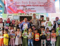Distribusikan Buku Pada Murid PAUD dan TK, Biro SDM Polda Jateng Peduli Budaya Literasi