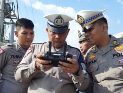 Ditlantas Polda Jateng dan Satlantas Purworejo Uji Coba ETLE Mobile Drone