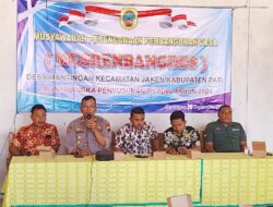 Kapolsek Jaken Hadiri Rapat Koordinasi Kecamatan dalam Rangka Penyusunan RKPDes TA 2024