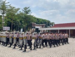 Satuan Samapta Polresta Pati Siapkan Pasukan Dalmas untuk Pemilu 2023-2024