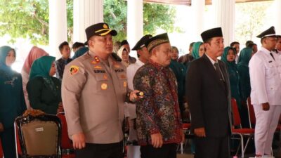 Pelantikan Kepala Desa di Pendopo Museum Kartini Dihadiri Kapolres Rembang