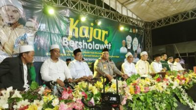 Kapolres Rembang dampingi Bupati Hadiri Kajar Lasem Bersholawat