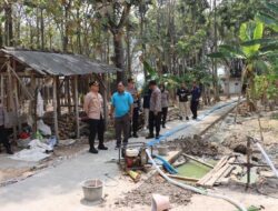 Kapolresta Pati Cek Lokasi Bantuan Sumur Bor di Mushola Al Kabir Winong