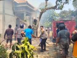 Kebakaran Hebat di Tambakromo: Gudang Kayu dan 2 Rumah Rata dengan Tanah