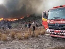 Kebakaran TPA Jatibarang Semarang, 4 Jam Belum Padam