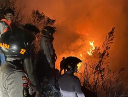 Kebakaran di Lereng Gunung Sumbing Sudah Padam, Petugas Gabungan Lakukan Patroli Antisipasi Munculnya Titik Api