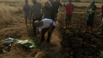 Penemuan Mayat Mengering di Sawah Gegerkan Warga Bulu Sukoharjo