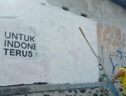 Aksi Vandalisme Berisi Kampanye Calon Menimpa Tembok Rumah Warga Banjarnegara