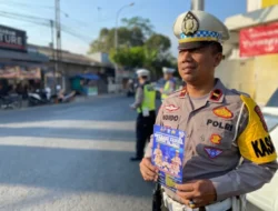 Satlantas Polres Banjarnegara Ajak Masyarakat Tertib Berlalu Lintas di Operasi Zebra Candi 2023