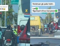 PANIK Tak Pakai Helm, Pemotor di Kendal Nekat Asal Naik Bus Demi Hindari Razia Polisi, Aman?