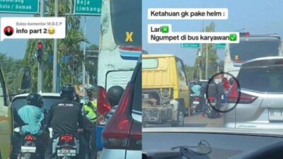 PANIK Tak Pakai Helm, Pemotor di Kendal Nekat Asal Naik Bus Demi Hindari Razia Polisi, Aman?