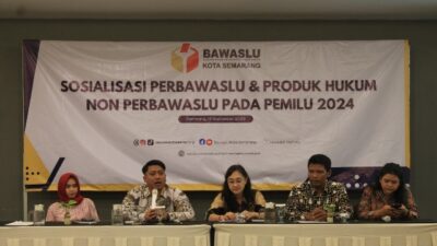 Pelanggaran Pemasangan Atribut Kampanye Pemilu Mulai Diidentifikasi Bawaslu Kota Semarang