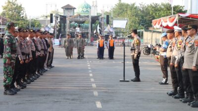 Perform Gilga Sahid Saat Closing Ceremony Peparprov, Ratusan Personel Polresta Pati Lakukan Pengamanan