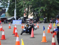Meriahkan HUT Lalu Lintas ke-68, Ditlantas Polda Aceh Gelar Lomba Safety Riding