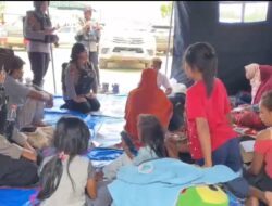 Polda Kalteng Berikan Trauma Healing untuk Anak-anak di PT HMBP