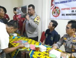 Sosialisasikan P4GN di Desa Dringo, Polres Batang Cegah Narkoba