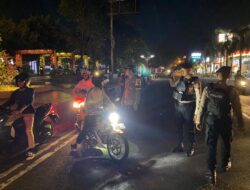 Polresta Pati Terjunkan Peleton Gabungan Siaga dan Peleton Dalmas Sisir Malam Antisipasi Kejahatan Jalanan