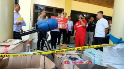 Polrestabes Semarang Bongkar Produsen Kosmetik Ilegal