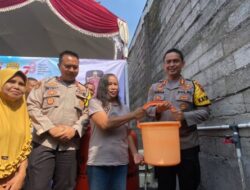 Beri Bantuan Sumur Bor untuk Warga Genuksari, Polrestabes Semarang Wujudkan Kepedulian