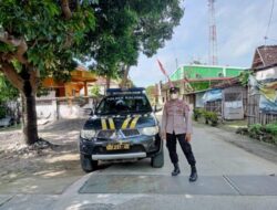 Polsek Kaliori Blusukan Ke Desa, Pantau Situasi Pemukiman Warga