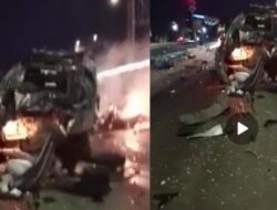 Kecelakaan Beruntun di Exit Tol Bawen Semarang, Korban: Puji Tuhan Diparingi Slamet