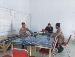 Anggota Polsek Rembang Kota Gelar Sambang & Dialogis di Gudang Air Mineral