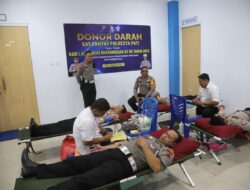 Menyambut HUT Lalu Lintas ke-68: Satlantas Polresta Pati Ajak Masyarakat Menjadi Pendonor Darah