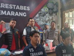 Pembunuhan Eko Ahmat di Taman Meteseh Semarang Dibekuk Polisi