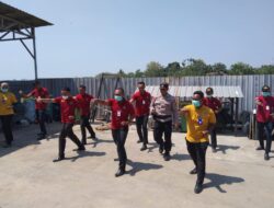 Kasubnit Binkamsa Aipda Dwi Kristanto Pimpin Kegiatan Pembinaan Satpam