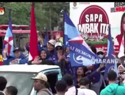 Warga Sambut Antusias Kirab Pemilu 2024 di Kota Semarang