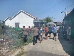 Cegah Karhutla, Polsek Juwana Berhasil Padamkan Kebakaran Lahan di Desa Growong Kidul