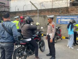 Potensial Laka Penerobos Rambu-rambu Ditindak Tegas, Satlantas Polresta Pati Jaring 92 Pelanggar di Jalan Pati – Margorejo