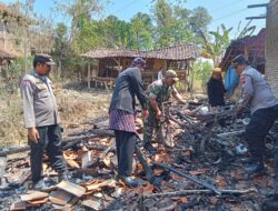 Dapur Terbakar di Desa Porangparing Sukolilo, Pemilik Rugi Rp 50 Juta