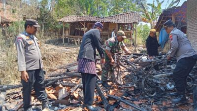 Dapur Terbakar di Desa Porangparing Sukolilo, Pemilik Rugi Rp 50 Juta