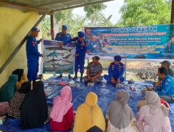 Ditpolairud Polda Kalteng Laksanakan Giat Polmas Bersama Masyarakat Tanjung Perawan