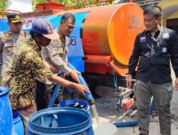 Kekeringan, 2 Desa di Demak Dapat Bantuan Air Bersih Polda Jateng, Alhamdulillah