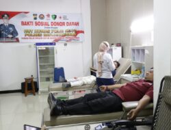 Polres Banjarnegara Sambut HUT Humas Polri Ke-72 dengan Gelar Donor Darah
