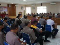 , Polrestabes Semarang Bekali Personel Data Kerawanan Pemilu 2019 di Latpraops Mantab Brata 2023