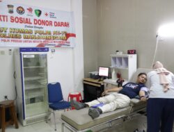 HUT Humas Polri Ke-72, Polres Banjarnegara Gelar Donor Darah
