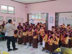 Murid SD N 2 Plumbon Terima Edukasi Stop Bullying dari Kanit Binmas Polsek Mojolaban