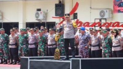 Kaopsda Polda Jateng Pimpin Pasukan Power On Hand Rayon Banyumas Raya guna Kesiap Siagaan Pengamanan Pemilu