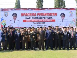 Upacara Hari Sumpah Pemuda 2023 Dihadiri Kapolres Rembang Bersama Forkopimda